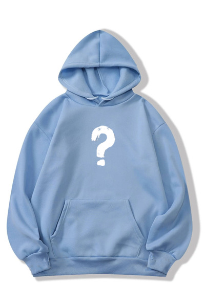 Revasser PITANjE Štampana Unisek pamučna majica sa kapuljačom