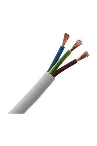 KEREM KABLO 3x2.50 Mm Ttr Cca Elektrik Kablosu 150 Metre Beyaz