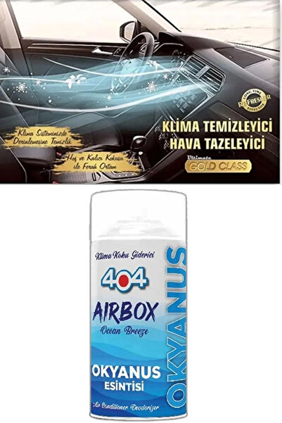 404 Kimya Araba Klima Temizleyici Hava Tazeleyici Koku Bombası 6'lı Set