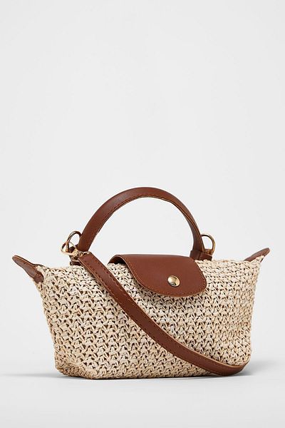 ALTUDA Straw Mini Women's Shoulder Bag - Tiny