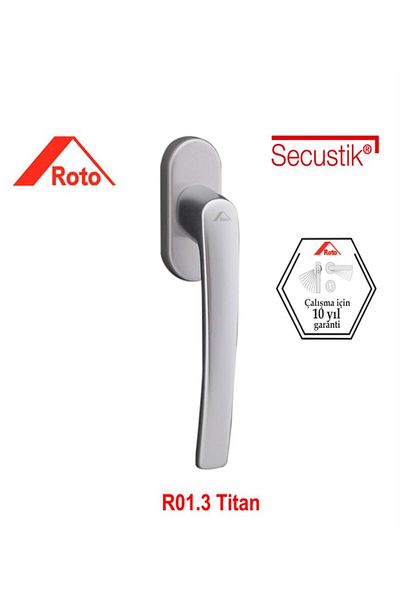 Roto Line Secustik Pimapen Window Handle (Color: Titan)