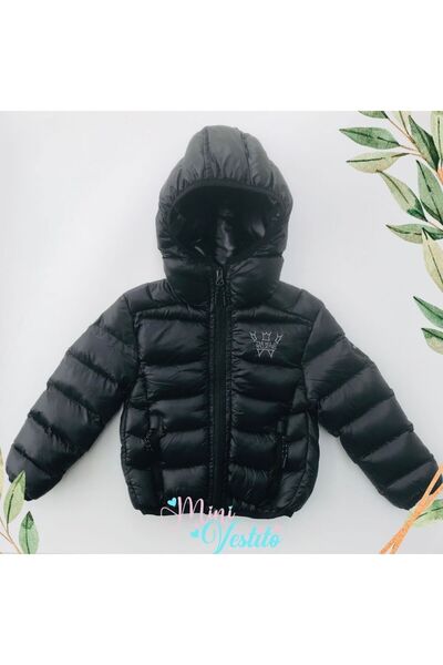 MiniVestito Thomas Kapuşonlu Fermuarlı Şişme Mont