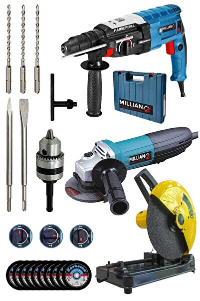 Millian Bakır Sargılı Profil Metal Kesme + Avuç Içi Spiral Taşlama Makinesi +...