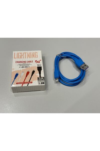 JK Iphone&Ipad Uyumlu Hızlı Şarj ve Data Aktarım Kablosu (8 Pin Lighting Kabl...