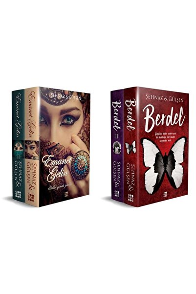 dokuzyayinlari Şehnaz Gülşen Emanet Gelin + Berdel (4 Kitap Karton)