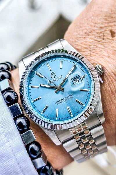 Sportive Erkel Watch - 2 Years Warranty, 3 Atm Waterproof, Steel Cord and Case Bracelet Gift