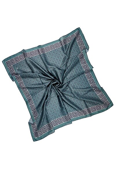 mim eşarp وشاح ذهبي حريري مقاس 105x105 سم