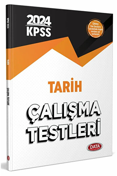 Data Yayınları 2024 KPSS Tarih Çalışma Testleri