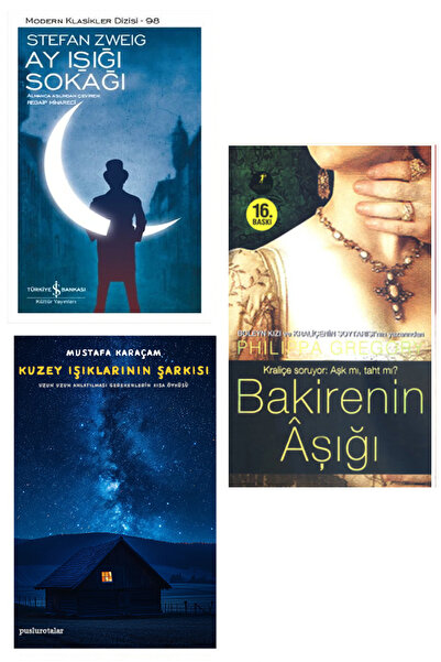 TÜRKİYE İŞ BANKASI KÜLTÜR YAYINLARI Bakirenin Aşığı - Philippa Gregory + Ay I...