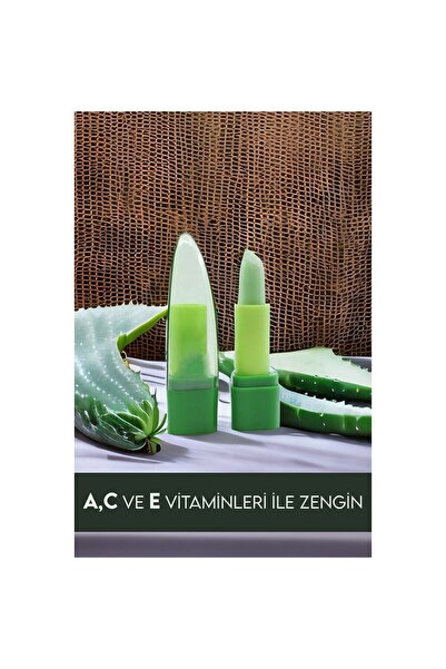 Genel Markalar Aloe Vera Ruj, Uzun Ömürlü Dudak Bakımı Besleyici Dolgunlaştırıcı Dudak Balsamı Nemlendirici