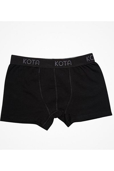 Moldina KOTA Εσώρουχα Βαμβακερά Ανδρικά Μαύρα Lycra Boxer Long Johns