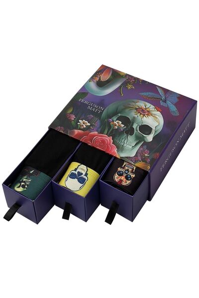 Ferguson Matt Erkek Boxer 3 Adet - Skull Series