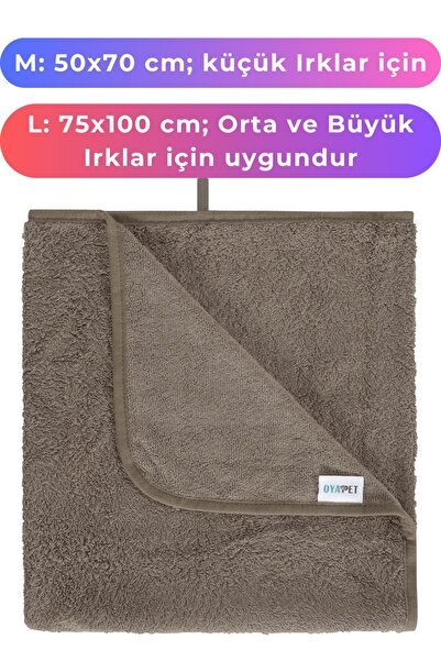 oyapet Bamboolux® Köpek Havlusu Süper Su Emici Büyük Orta Küçük Irk Köpekler Için Havlu