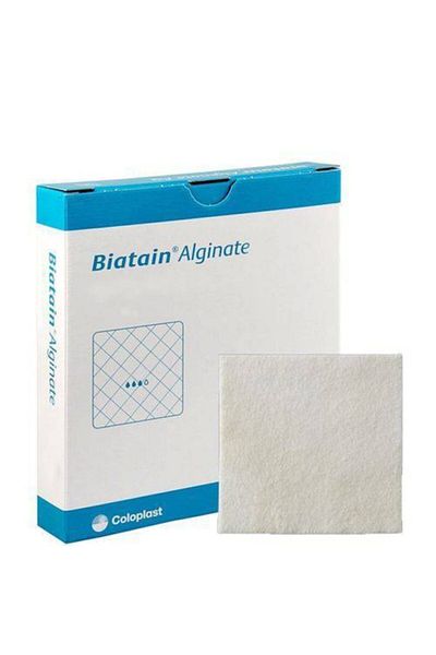 Coloplast 5 Pieces 3715 Biatain Alginate 15x15cm Wound Cover