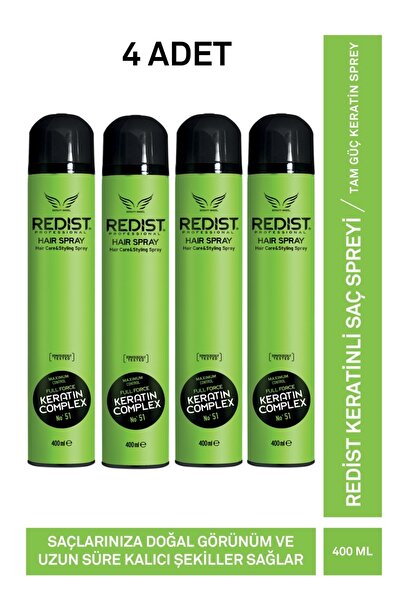 Redist Redıst Sac Sprey Keratın 400 ml. 4 Lü