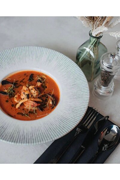 Bonna Porselen 28 cm Irs Bnc28Ck 2-Piece Pasta Plate