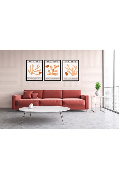 bestablo Σετ ξύλινων πίνακων με κορνίζα Matisse Bestablo