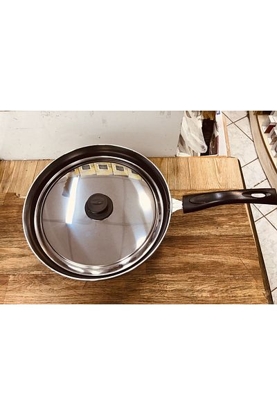 Leydi Black Sea Fish Pan 32 Cm with Steel Lid