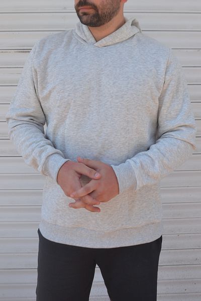 OXVİN Συμπαγές βαμβακερό φούτερ Winter Hodies 3 Thread - Original Fit