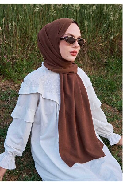 Mides scarf Cotton Jazz Shawl Hot Chocolate