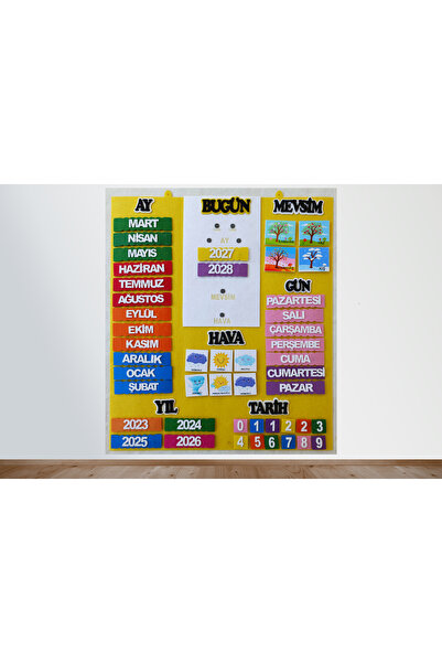 elifletasarim İntp05 Interaktif Takvim Panosu (KEÇEDEN EĞİTİM MATERYALİ)