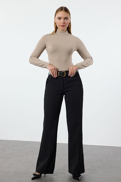 Trendyol Collection Πλεκτή μπλούζα με ζιβάγκο με λεπτή εφαρμογή - TWOAW25BZ00191