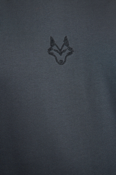 Trendyol Collection Anthracite Hooded Fleece Large Size Sweatshirt - Regular Fit Tmnaw25Ao00006