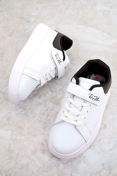 SOHO Kinder-Sneaker Weiß-Schwarz 19616