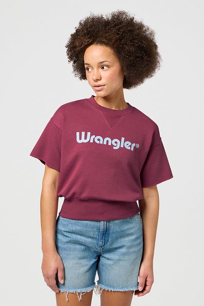 WRANGLER Ss Sweatshirt - Violet Quartz Color