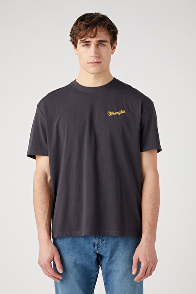 WRANGLER Футболка з чорним слоганом