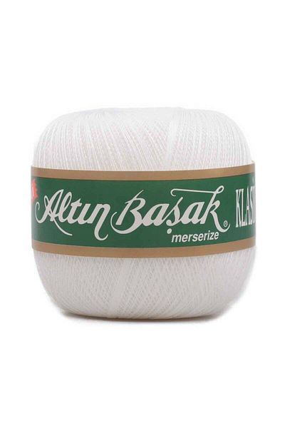 Altınbaşak رقم70 حبل دانتيل كلاسيكي أبيض