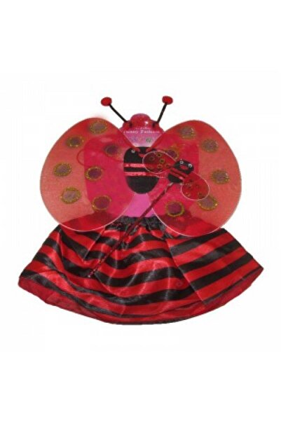 tüfekçioğlu KS Uğur Böceği Kostüm Set Taç Asa Kanat Etek