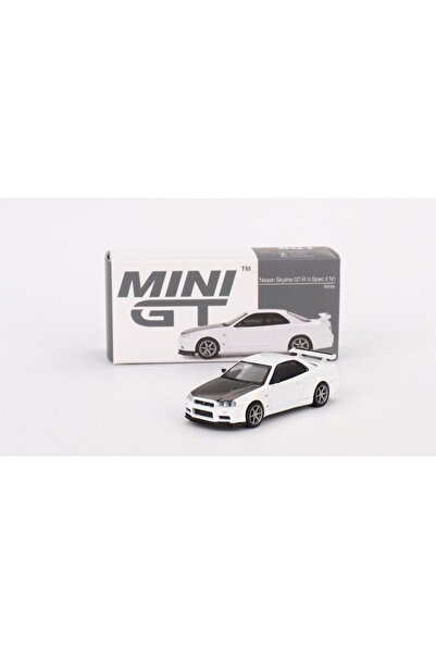 mini gt Nissan Skyline Gt-r R34 V-spec Iı N1 White