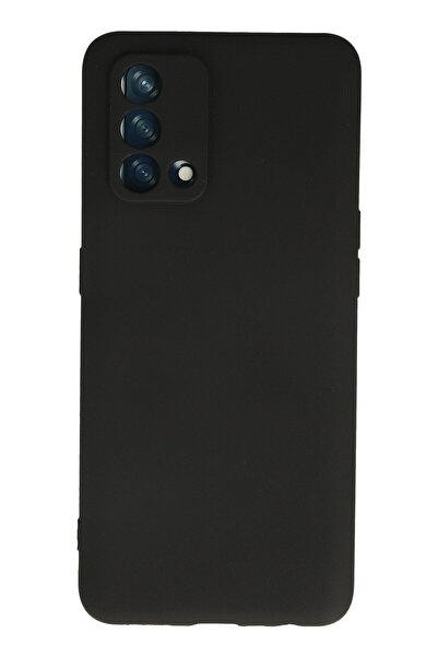 OPPO A74 4g Kılıf Premium Rubber Silikon Kapak Ankacep - Siyah