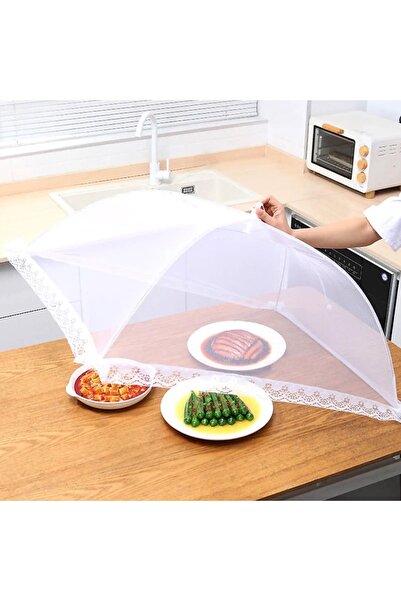 Lazım Shop Gıda Koruma Şemsiyesi Yiyecek Yemek Sinek