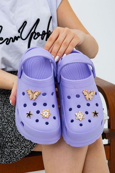 Moda Devrin Accesoriu liliac - Papuci Sabo zilnici pentru medic, asistenta si spital (ACCESORIUL ESTE VARIABIL)