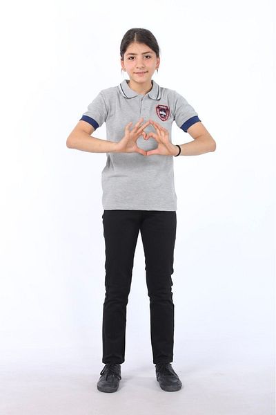 GÜMÜŞ COLLECTİONS Navy Blue Unisex Slim Fit School Pants - Elastic Waist, Lycra Canvas Camisole