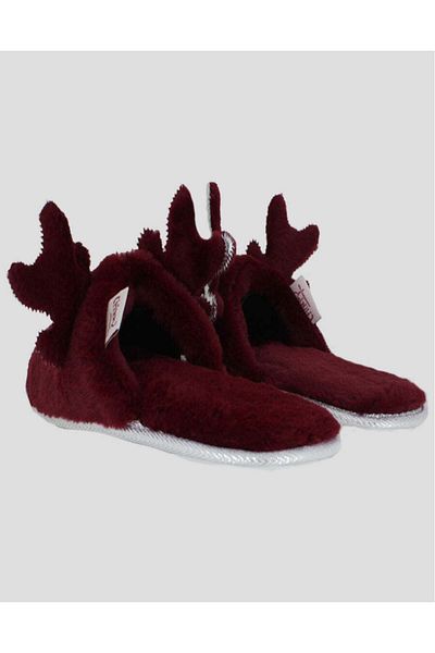 Chirpy Figured Mouse Patterned Women's Slippers