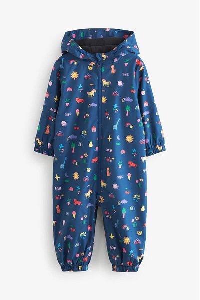 Next Navy Blue Cute Rain Jumpsuit