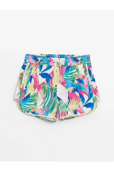 LC Waikiki DREAM LCW – Gemusterte Badeshorts für Damen, elastische Taille
