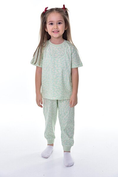 bunny hopp Set de pijamale cu mânecă scurtă pentru fete - 100% bumbac, un sin...