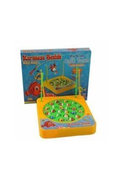 Oyunsal Bambamtoys Kırmızı Balık Kaç Kaç Pilli Balık Tutma Oyunu 24 Balık 4 O...