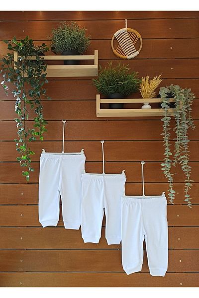 Baby Selen Baby Bottom Without Booties 3-Piece, Baby Pajama Bottom Clothing