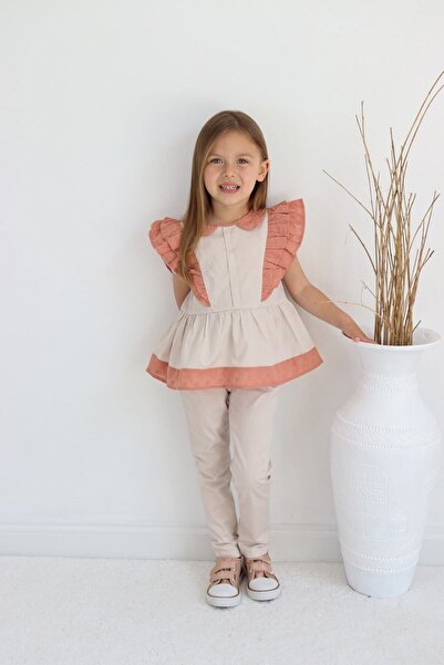 Sevimli Pants Set, blouse, shirt, summer, summer set, pants, girl, double set