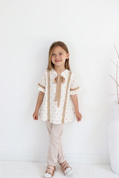 Sevimli Pants Set, blouse, shirt, summer, summer set, pants, girl, double set