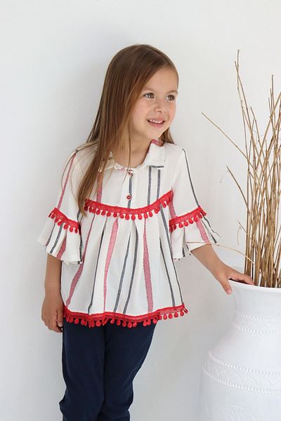 Sevimli Pants Set, blouse, shirt, summer, summer set, pants, girl, double set