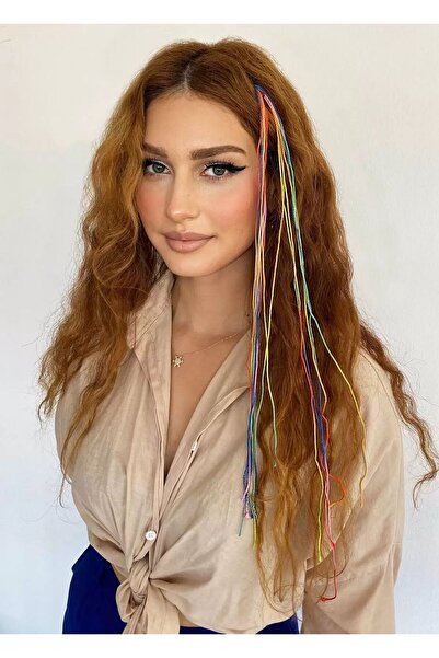 Stone Family إكسسوار شعر برباط سميك بألوان مختلطة 50 سم