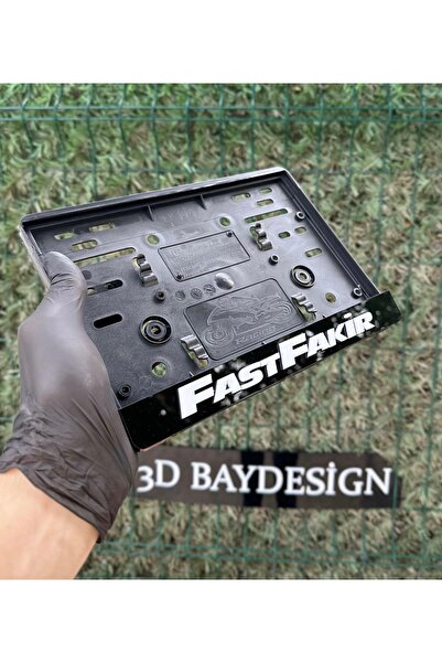 3dbaydesign Fast Faki?r Motorsiklet Plakalık