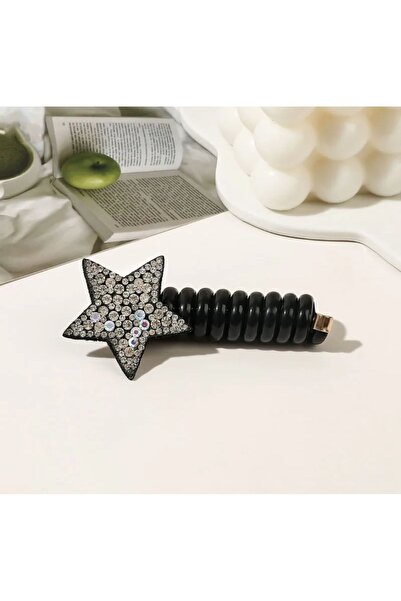 ZNS Accessories Yıldız Spiral Topuz Tokası