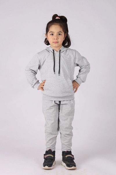 BUSEYİZ Σετ φόρμας unisex με κουκούλα καγκουρό